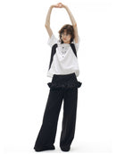 Bubble Skirt-Style Wide-Leg Pants(NAL015PN)
