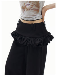 Bubble Skirt-Style Wide-Leg Pants(NAL015PN)